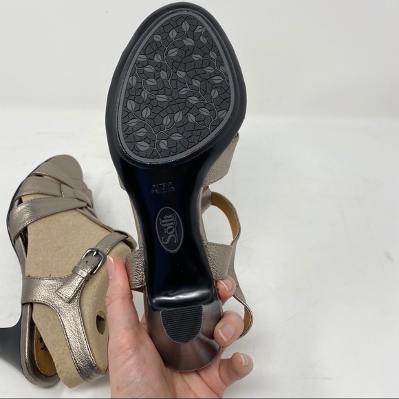 Söfft WIDE Sabana Anthracite t-strap heels - Picture 7 of 8